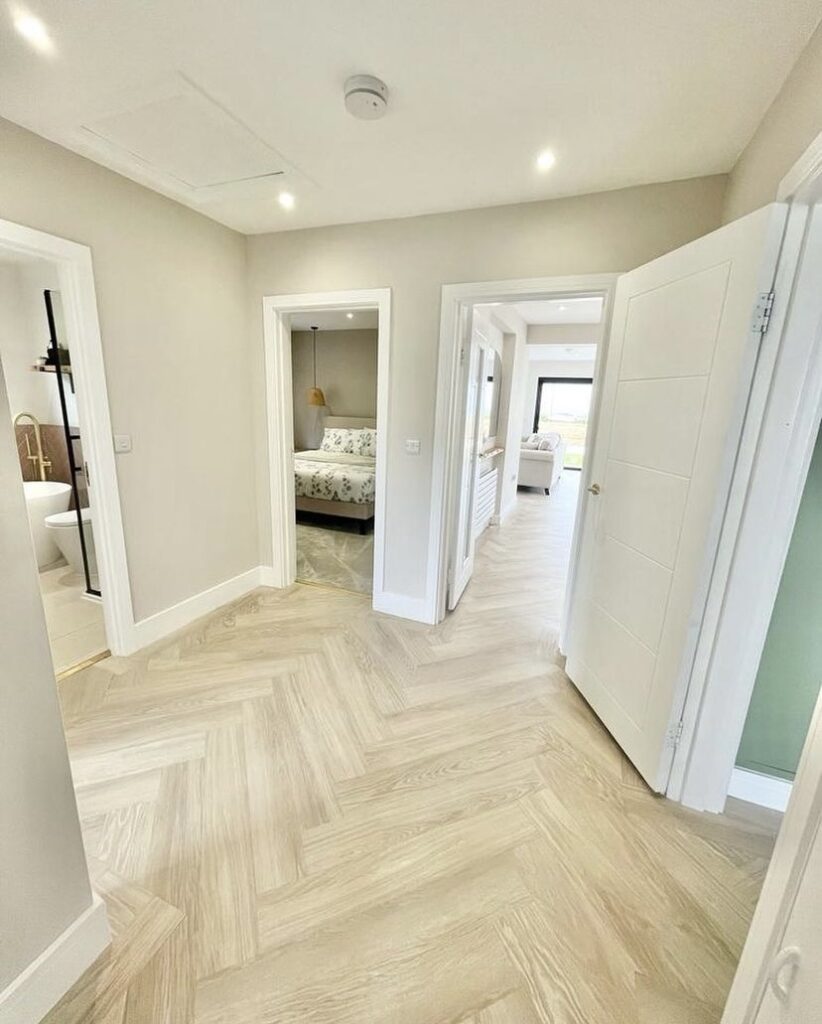 Garage conversion under permitted development UK showing internal conversion of garage into living space without planning permission