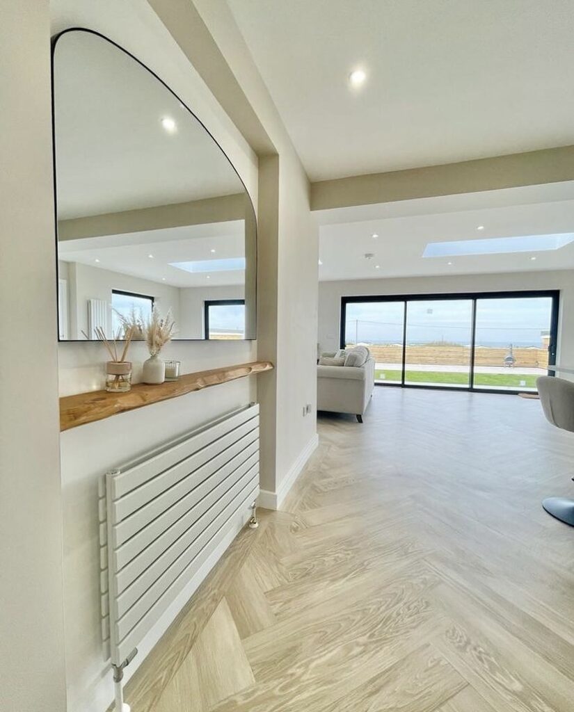 Garage conversion under permitted development UK showing internal conversion of garage into living space without planning permission