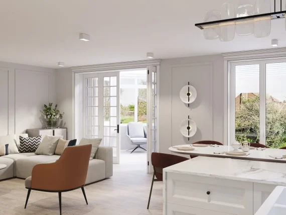 Permitted development (PD) extensions UK showing house extension options that do not require planning permission including rear, side and single-storey extensions